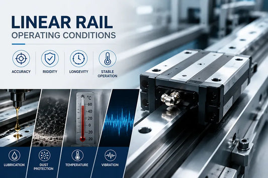 How to Optimize Linear Rail Operating Conditions for Accuracy and Longevity