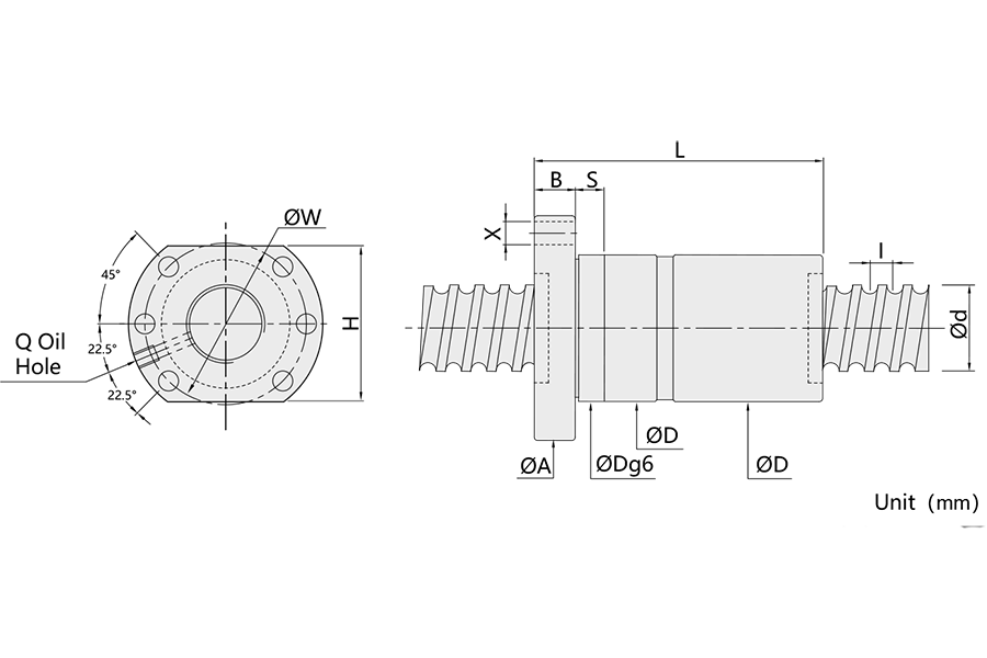 DFD Lead Screw Linear Actuator Specifications